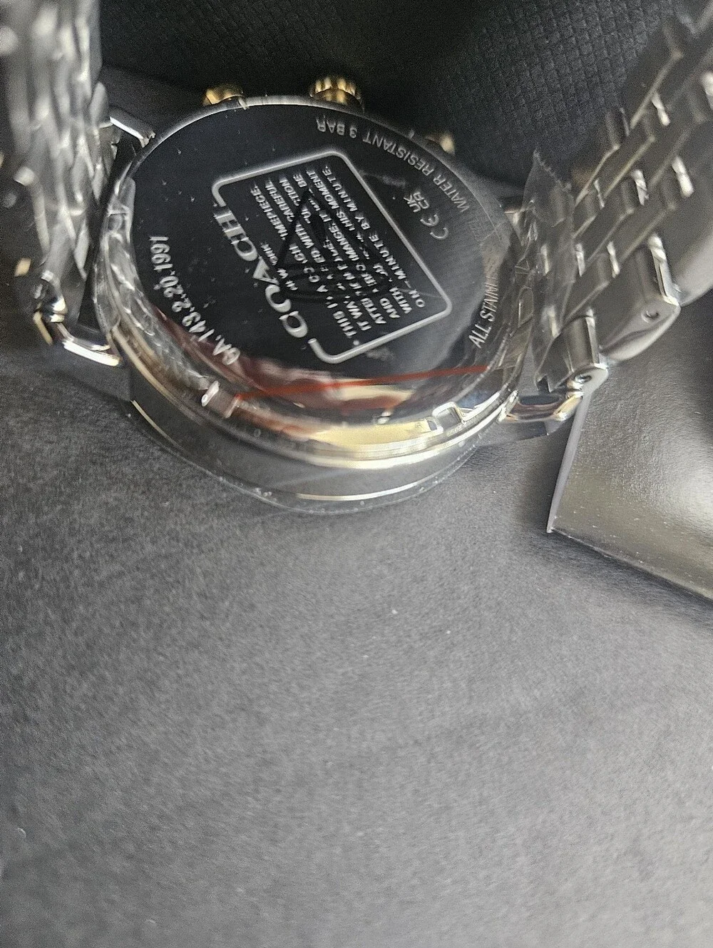 Coach Harrison Men's Watch 42mm Stainless Steel Link Bracelet